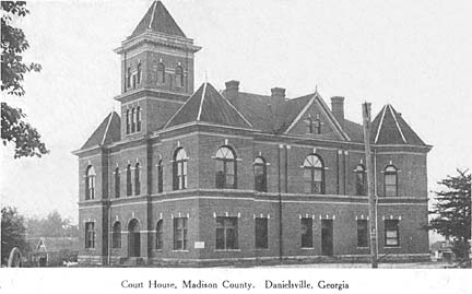 Madison County Courthouse in the Early 1900s